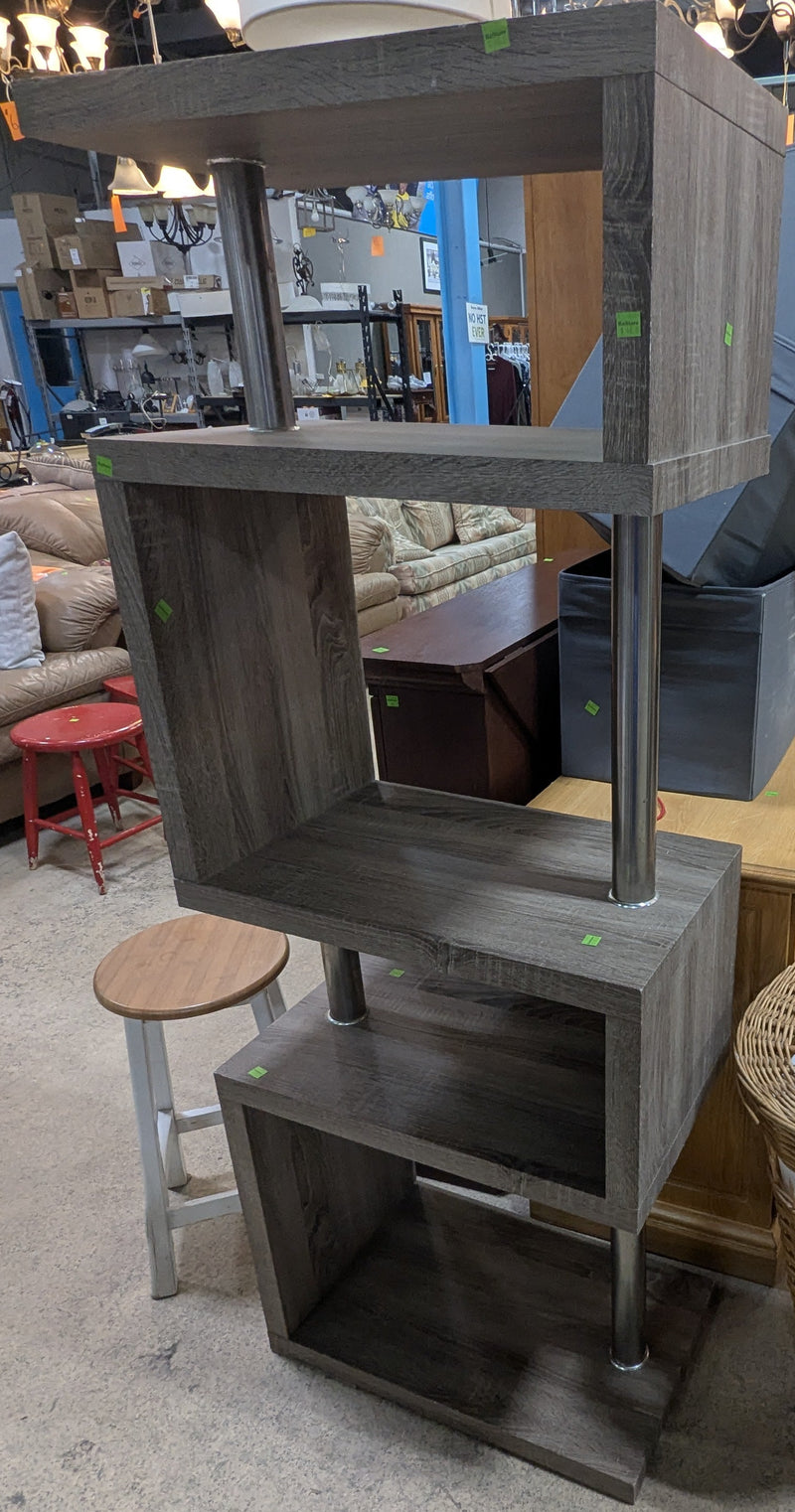 Modern Grey Bookshelf