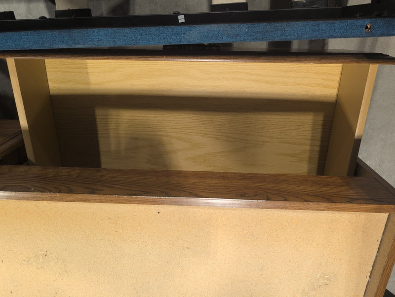 Solid Box Bedframe for Twin Mattress with 3 Drawers