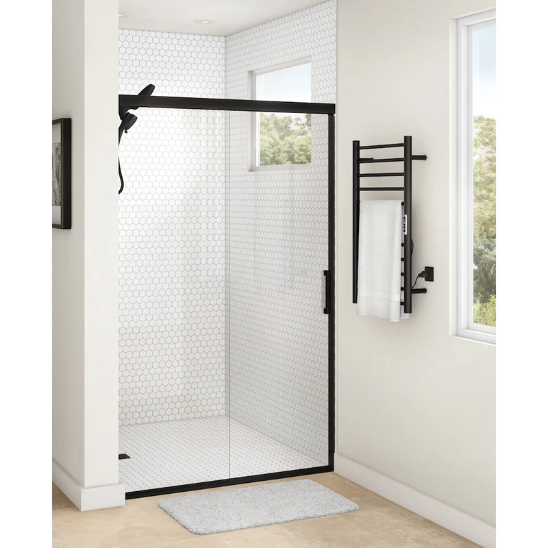 Glacier Bay Matte Black Electric Plug-In Towel Warmer