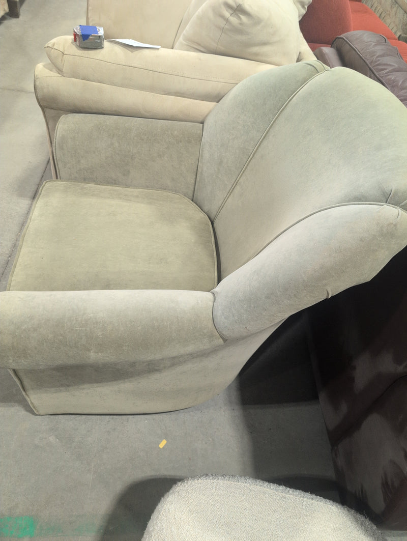 Rotating Green Armchair