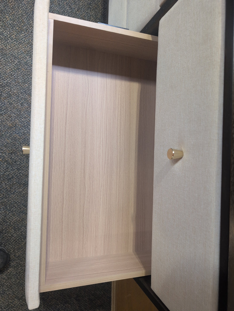 Fancy Dresser with 6 Fabric Faced Drawers