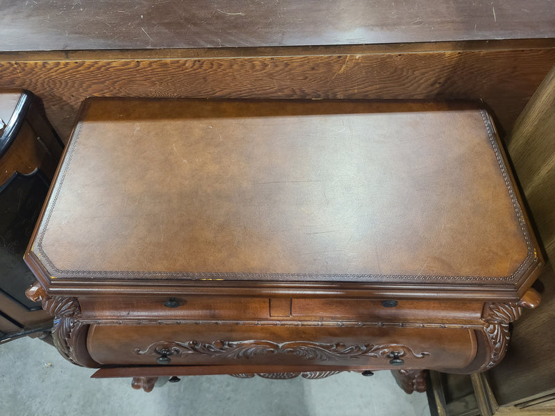 Ornate French Provincial Bombe Chest / Accent