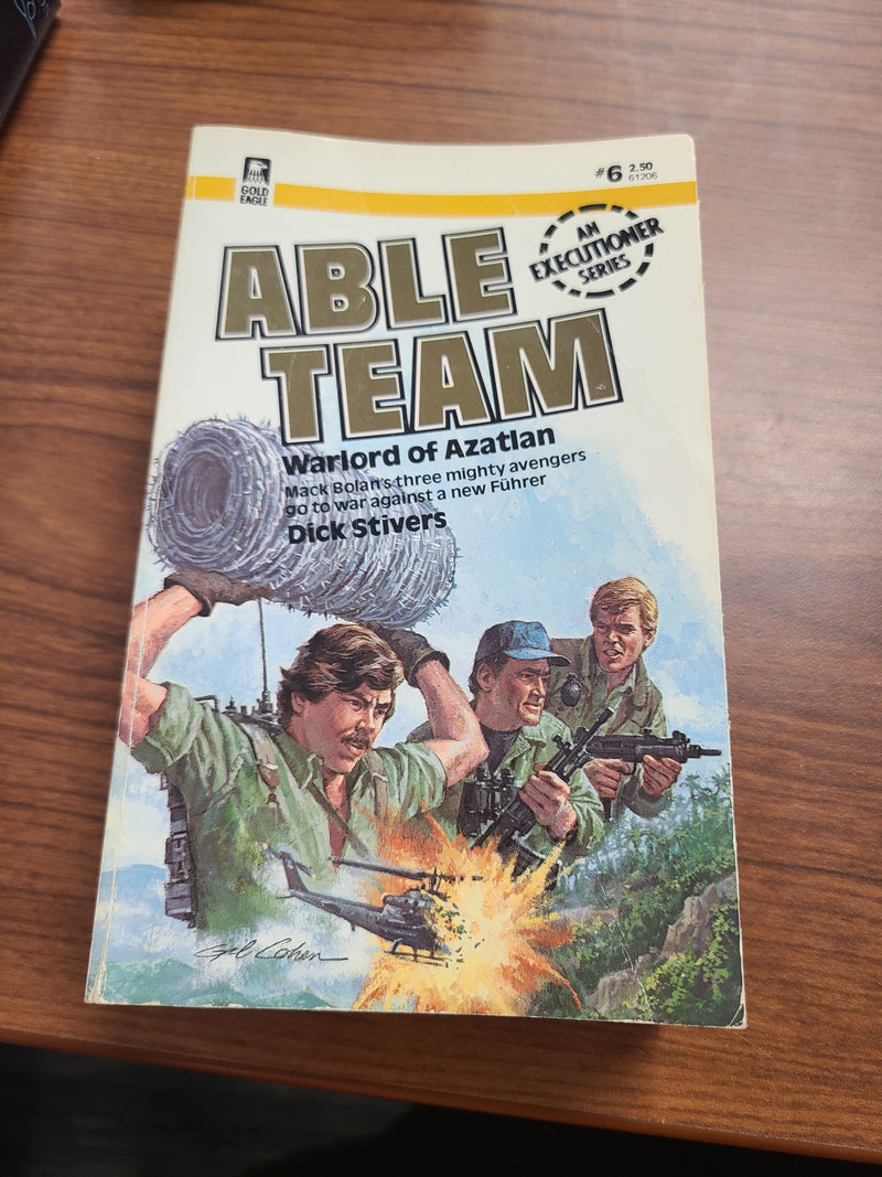 Vintage Able Team Men's Action Adventure Paperback Set #1–15 (Complete Consecutive Run)