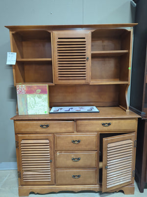 Solid Teak Wood Hutch