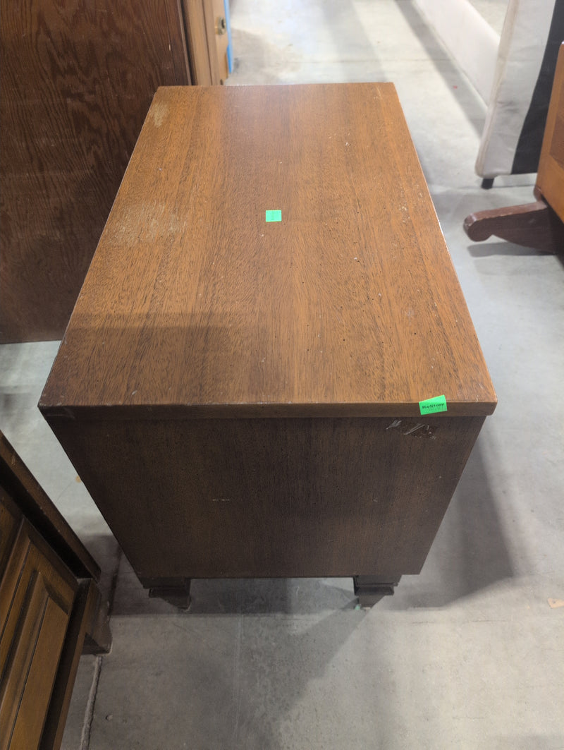 MCM 2 Drawer Brown Nightstand