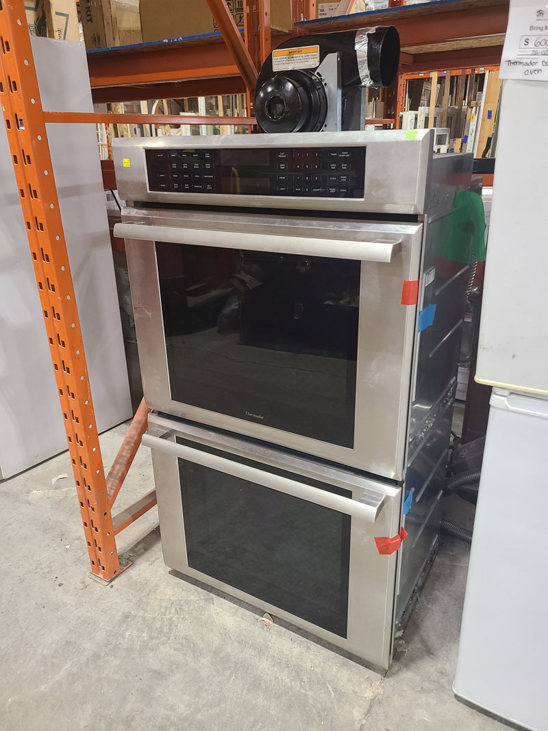 Thermador 30-Inch Stainless Steel Built-In Double Wall Oven with Blower