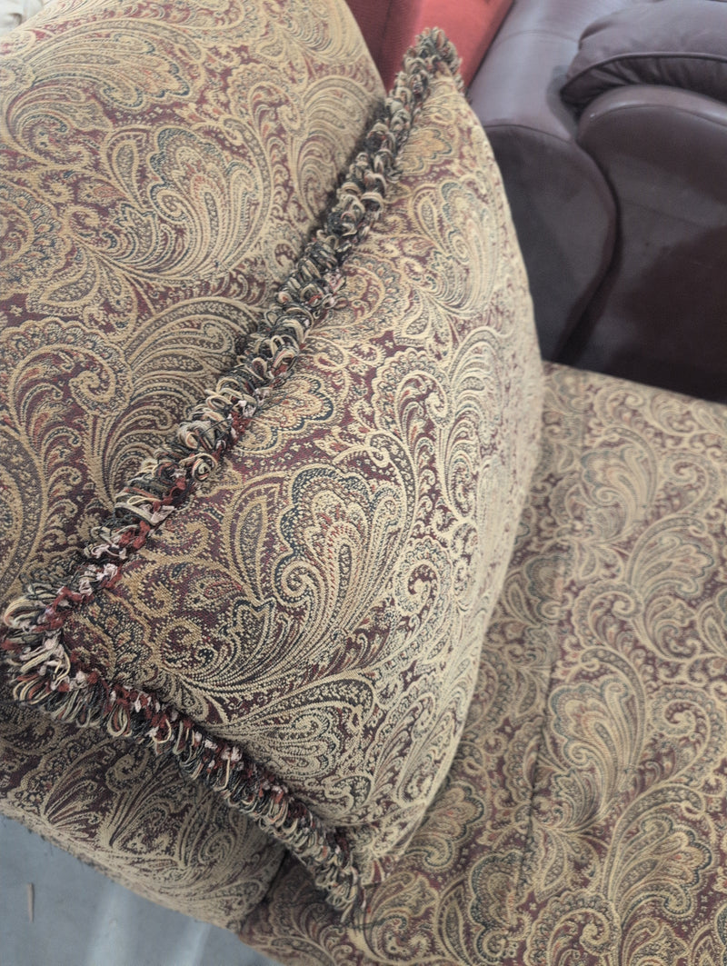 Paisley Chaise Lounger with Matching Pillow