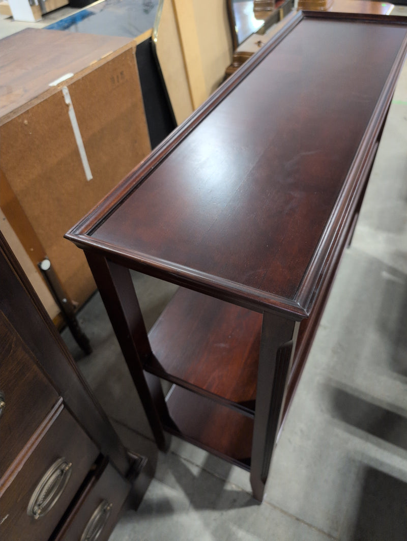 Dark Brown Bombay Console Table