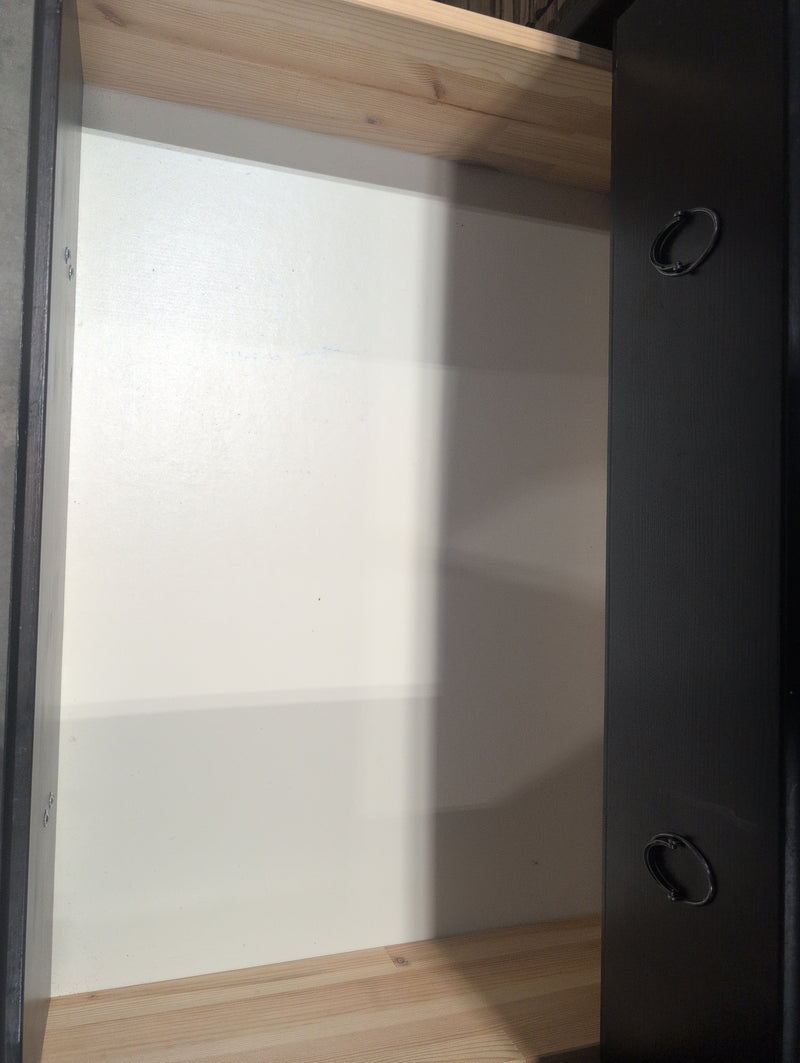 Black 3 Drawer Dresser