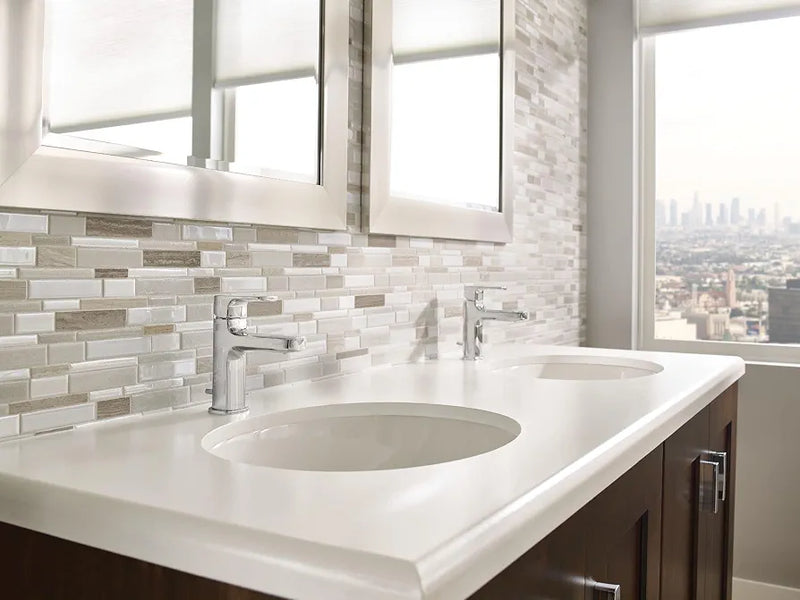 Moen Rizon Single-Handle Bathroom Faucet in Chrome