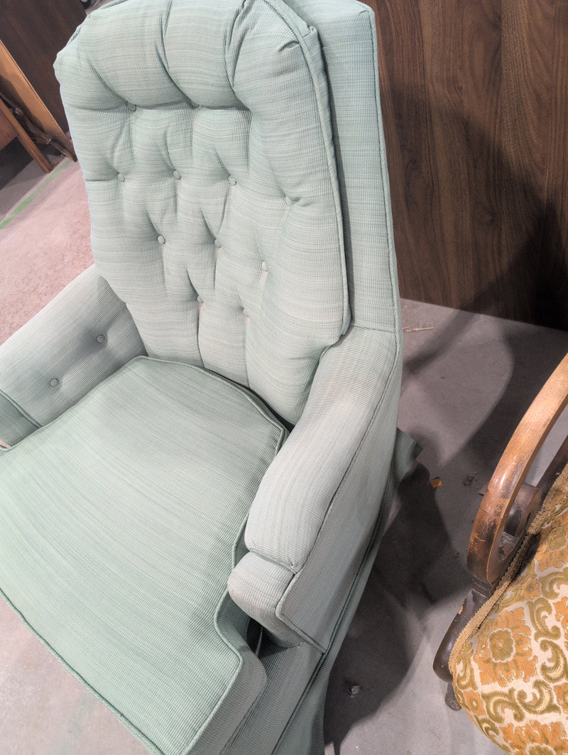 Mint Green Armchair
