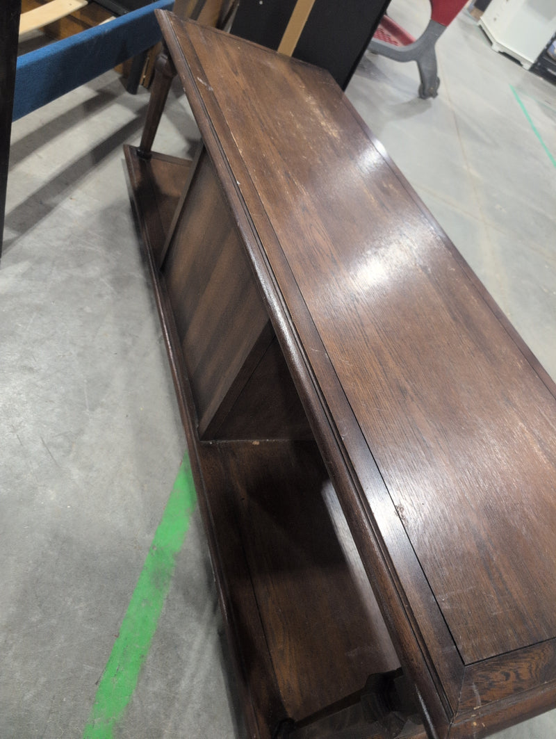 Ornate Wooden TV Stand