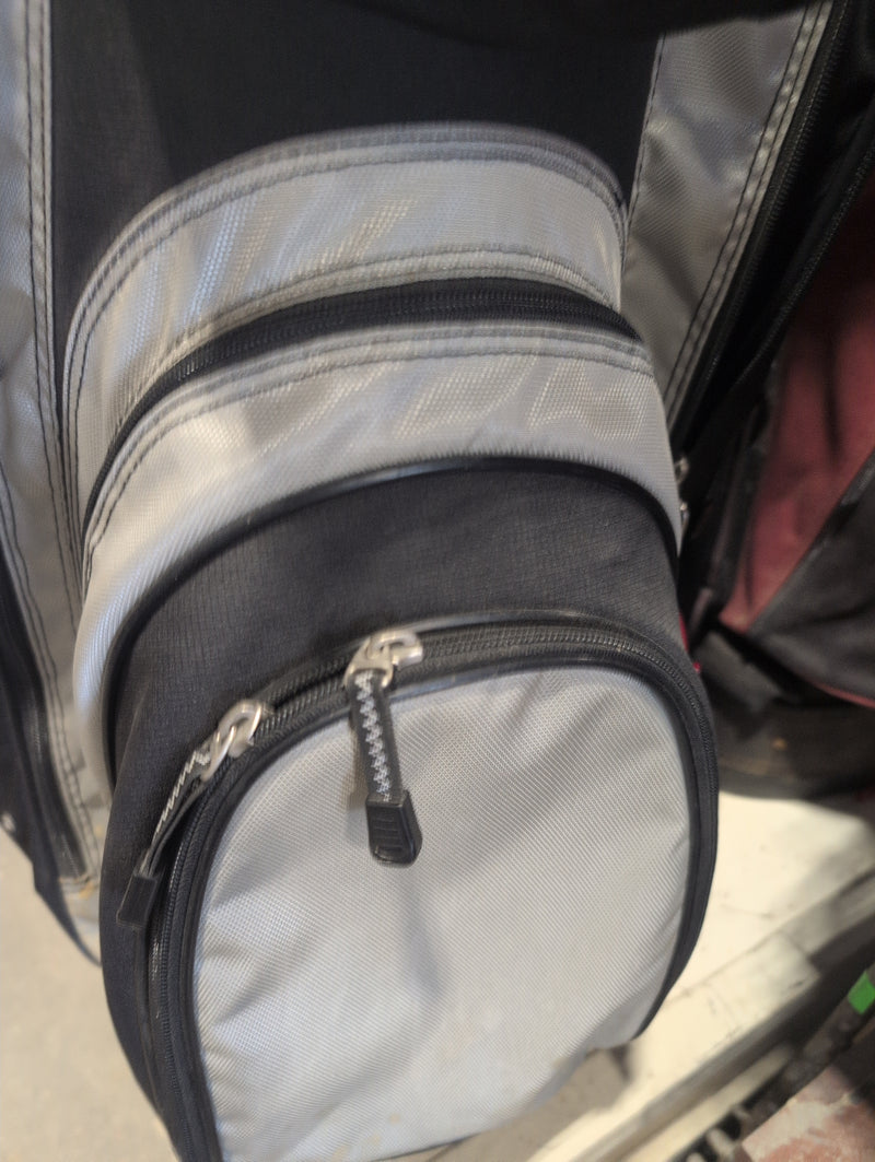 Adamsgolf Grey and Black Golf Bag