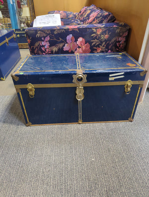 Blue Steamer Trunk