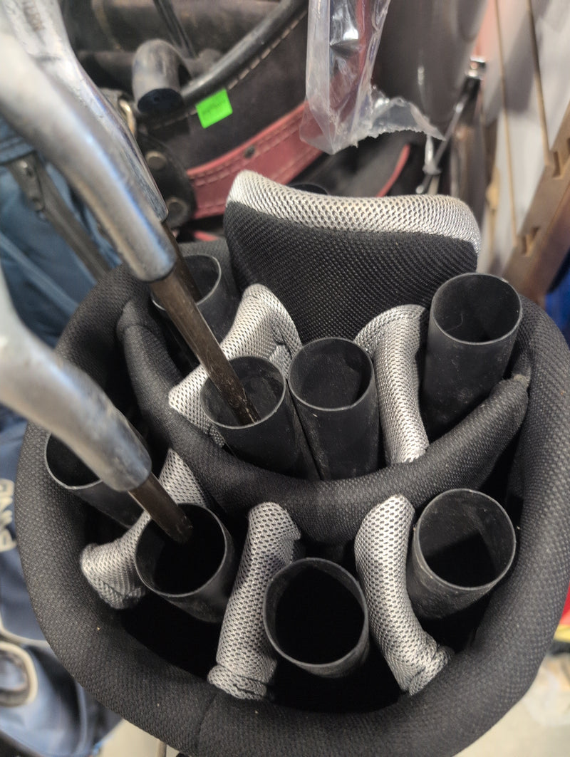 Adamsgolf Grey and Black Golf Bag