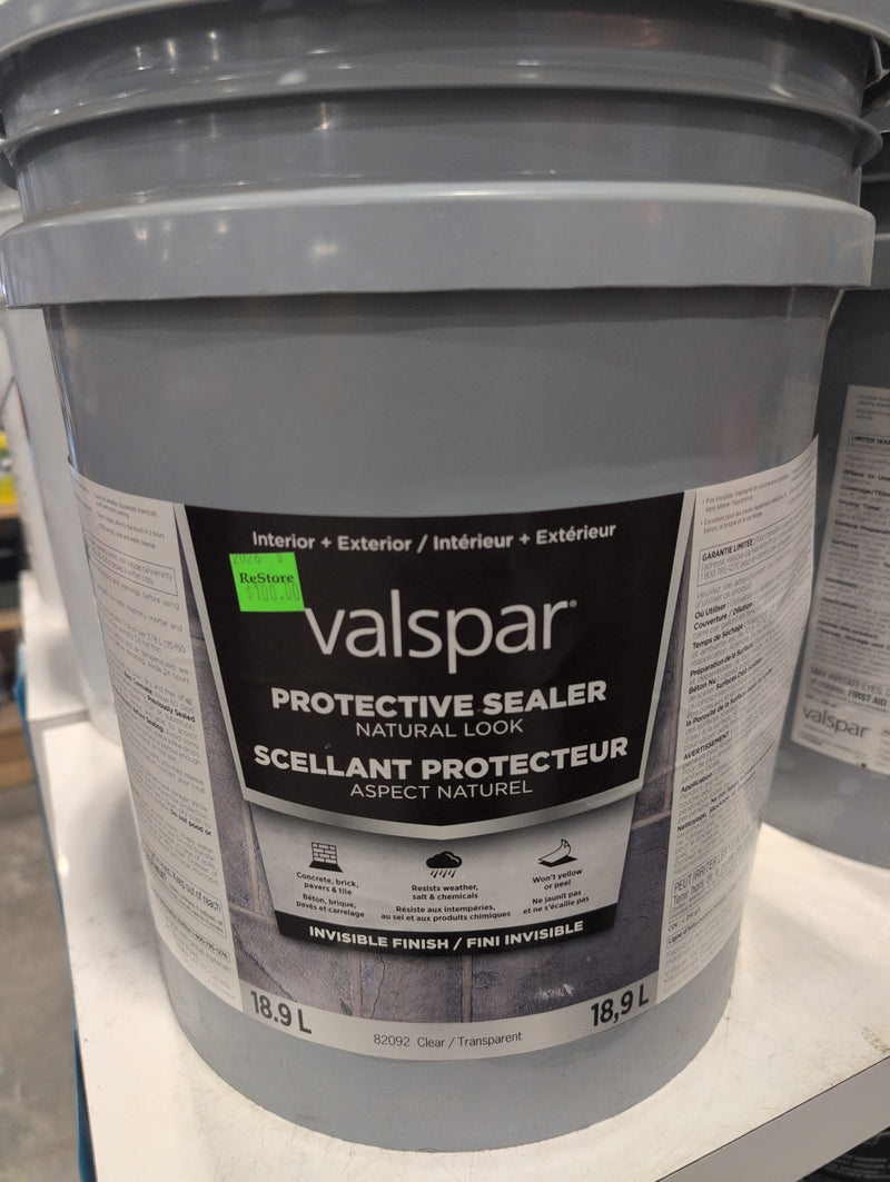 Valspar Protective Sealer, Interior and Exterior, Natural Look