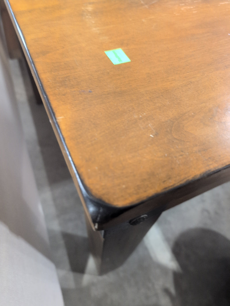 Wooden Large Coffee Table with Tile Detail in Centre with Drawer
