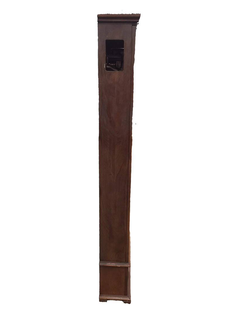 Vintage Blackforest Clock Co. Wood Grandfather Clock