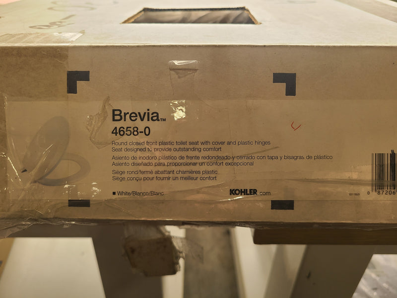 KOHLER Brevia Round Closed-Front Toilet Seat with Cover New in Box