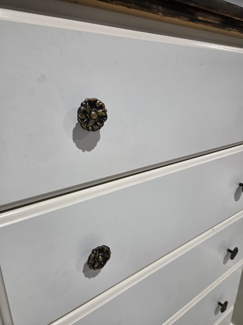 Farmhouse-Style Tallboy Dresser