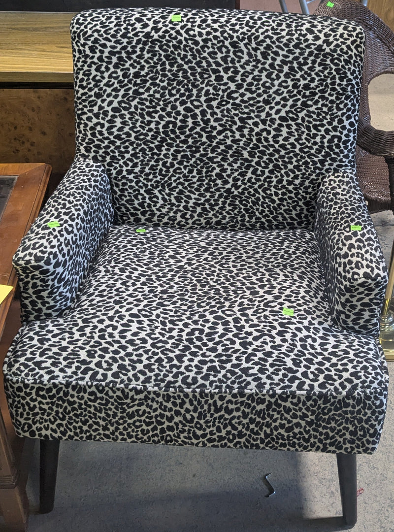 Leopard Print Armchair