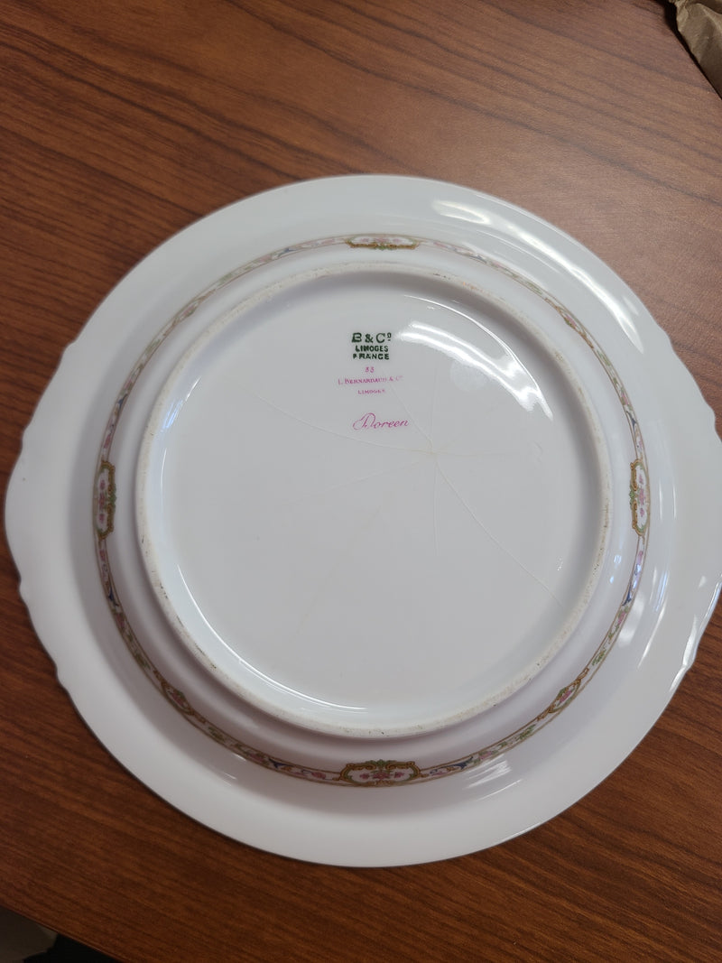 Vintage Bernardaud Limoges Fine China Premium Serving Collection – "Doreen" Pattern (4 Pieces)