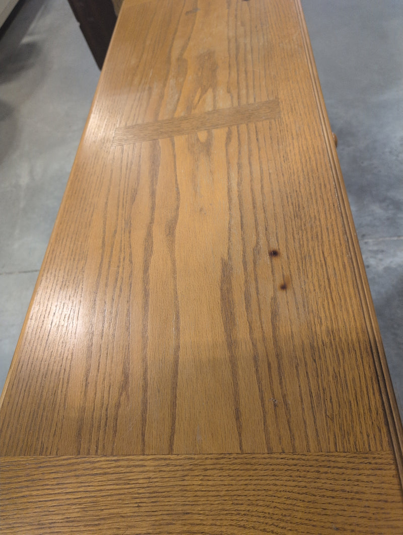 Light Brown Console Table with Drawer