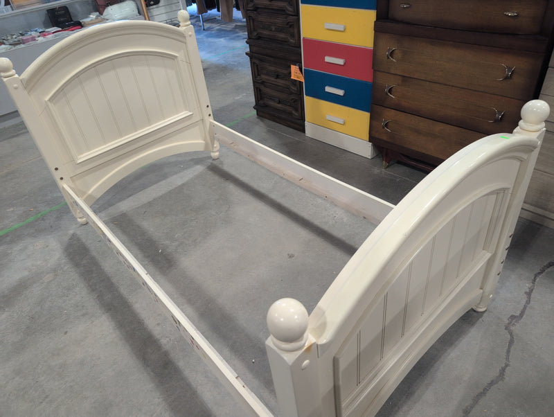 White Single Bed Frame