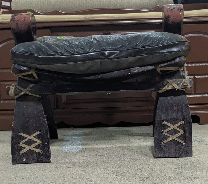 Antique Camel Saddle Stool