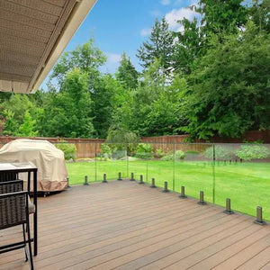 Peak Mountain View 12mm Tempered Glass Railing Panel