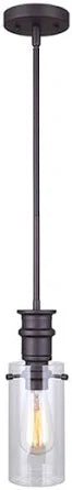 Canarmna Albany 8-Inch Oil Rubbed Bronze Pendant Light