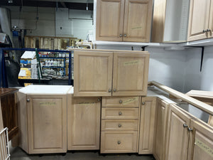 Maple Wood Kitchen Cabinet Set