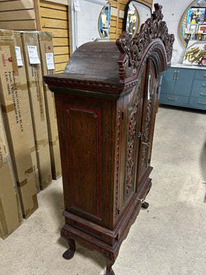 Antique Dragon Armoire Cabinet