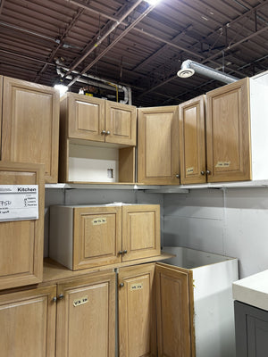 Light Wood Kitchen Cabinet Set