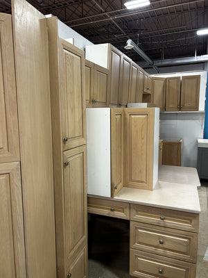 Light Wood Kitchen Cabinet Set