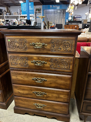 Tall Boy Wooden Dresser