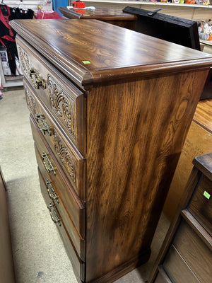 Tall Boy Wooden Dresser