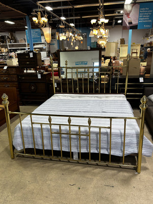 Brass Metal King Bedframe