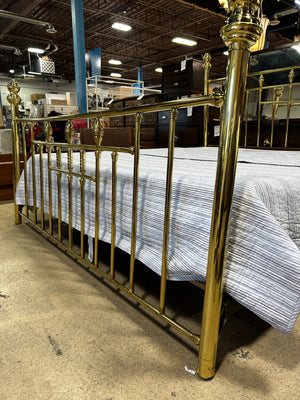 Brass Metal King Bedframe