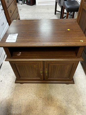 Vintage Dark Wood Side Table
