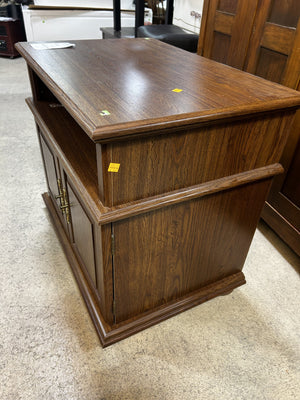 Vintage Dark Wood Side Table