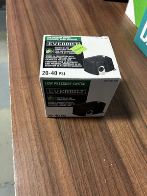 EVERBILT 20-40 Pressure Switch W/ Lo Cutoff