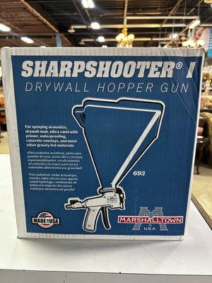 Marshalltown SharpShooter Plastic Hopper Gun 15 in. L