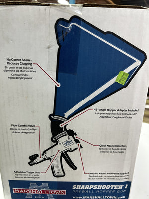 Marshalltown SharpShooter Plastic Hopper Gun 15 in. L