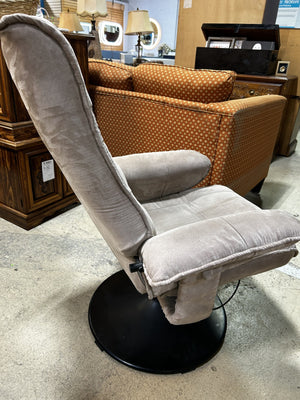 Soft Gray Swivel Lounge Chair
