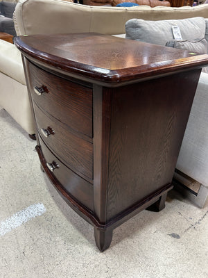 Classic 3-Drawer Wooden Nightstand