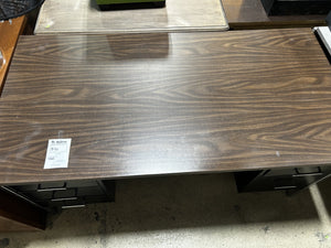 Dark Wood Home Office Desk