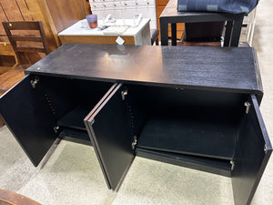 Modern Black Storage Cabinet