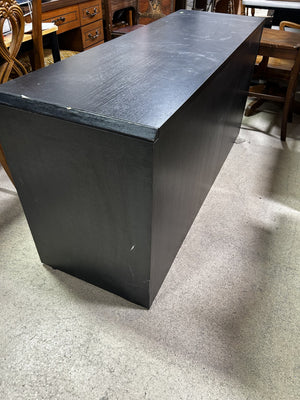 Modern Black Storage Cabinet