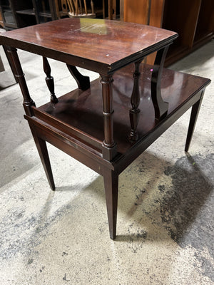 Vintage Two-Tier Accent Table